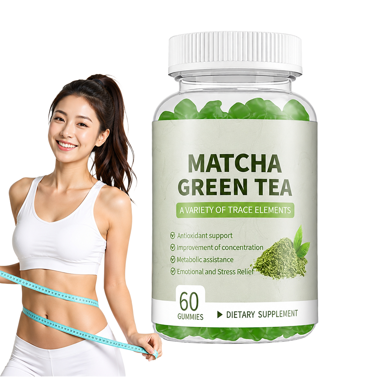 Natural Peptide Natural Peptide Matcha Green Tea Gummies